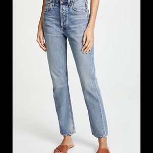 Citizens of humanity Charlotte high rise straight jeans. Size 25.